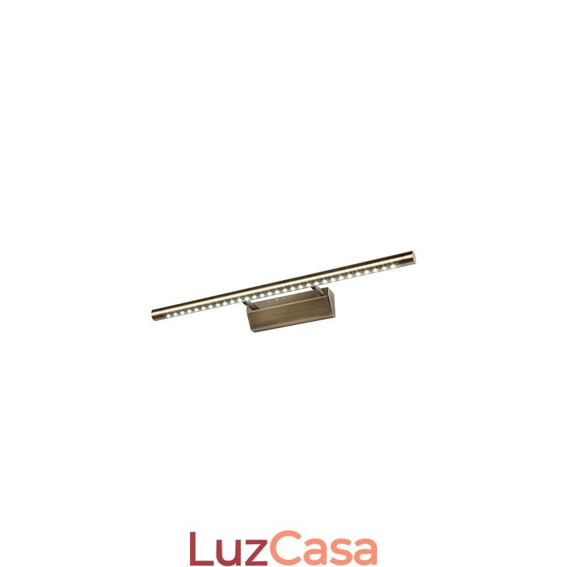 Lâmpada de espelho de tubo redondo de hardware