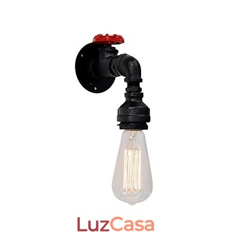 Luzes de parede de tubo de água estilo industrial retrô criativo country metal restaurante café bares mesa de bar arandelas de parede Luzes de parede de tubo de água estilo industrial retrô criativo country metal restaurante café bares mesa de bar arandelas de parede