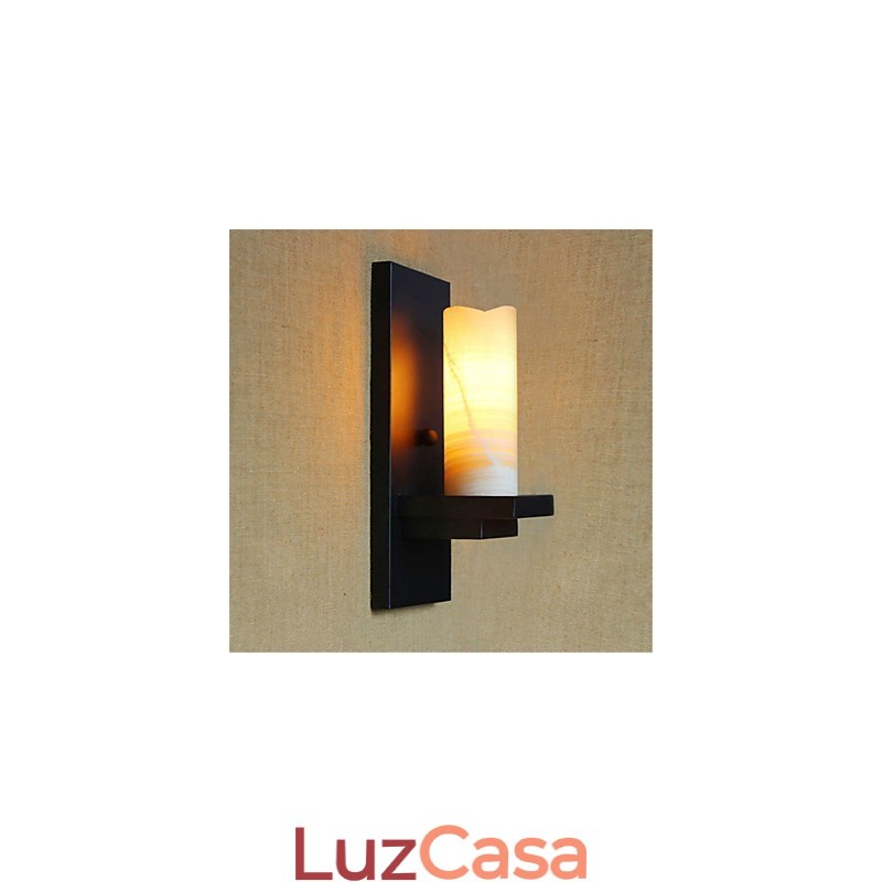 Pintura retrô country, recurso para proteção ocular, arandelas de parede com luz ambiente, luminária de parede