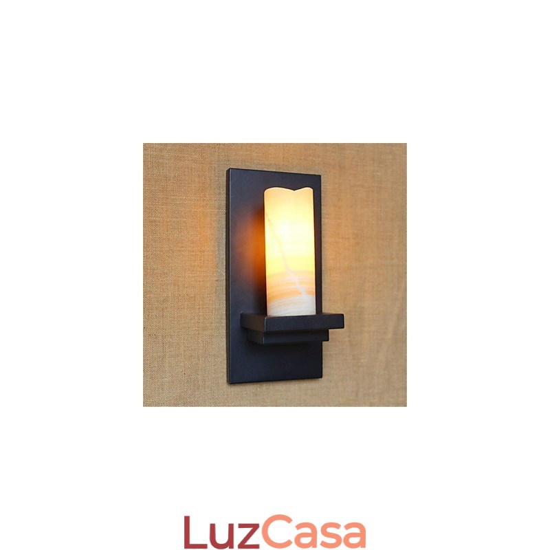 Pintura retrô country, recurso para proteção ocular, arandelas de parede com luz ambiente, luminária de parede
