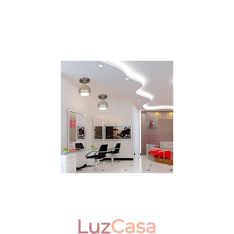 Mini estilo contemporâneo moderno metal galvanizado montagem embutida