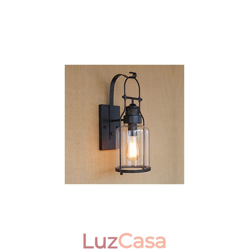 Lodge rústico Country Retro Black Oxide Finish Recurso para proteção ocular Luz ambiente