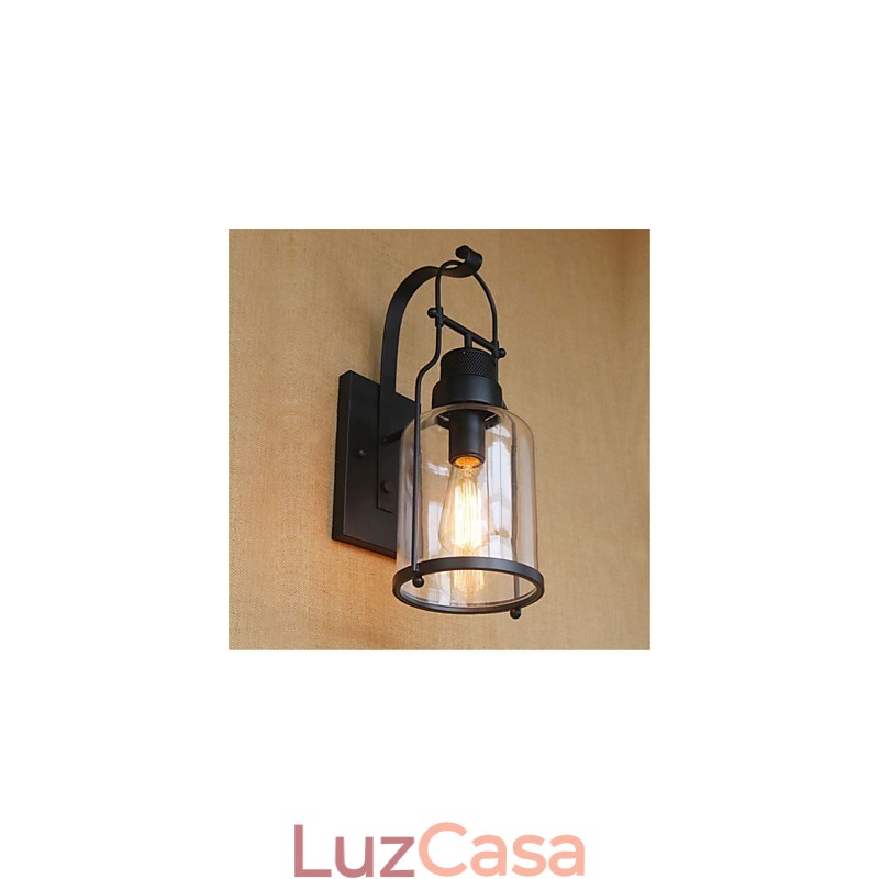 Lodge rústico Country Retro Black Oxide Finish Recurso para proteção ocular Luz ambiente