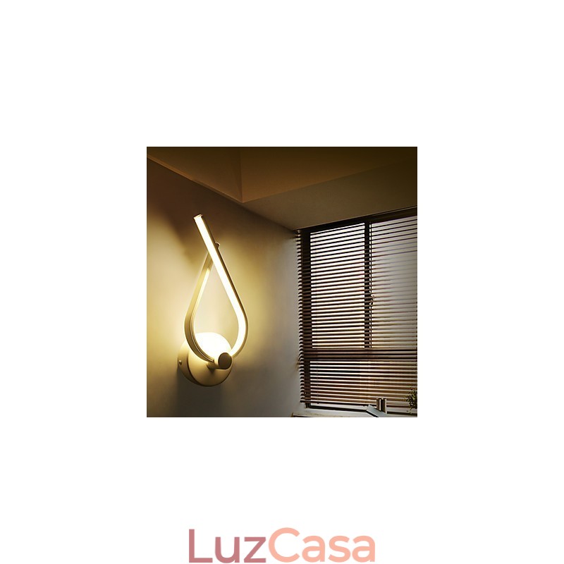 Outros recursos modernos e contemporâneos integrados para arandelas de parede Uplight