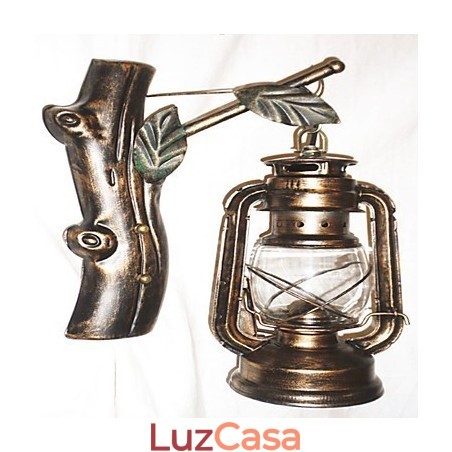 Pintura rústica de chalé para arandelas de parede estilo mini uplight, luminária de parede Pintura rústica de chalé para arandelas de parede estilo mini uplight, luminária de parede