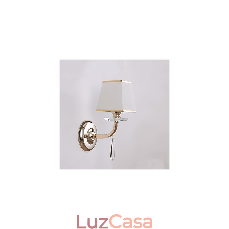 Recurso eletrogalvanizado contemporâneo moderno para arandelas de parede de luz ambiente de cristal