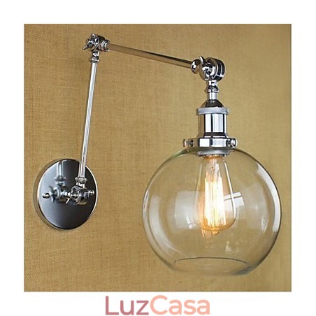 Recurso galvanizado retrô country para proteção ocular estilo mini, braço oscilante de luz ambiente Recurso galvanizado retrô country para proteção ocular estilo mini, braço oscilante de luz ambiente