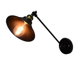 Luminária de parede Buzz Wall Iron Lâmpada de sabre de luz preta muda na parede