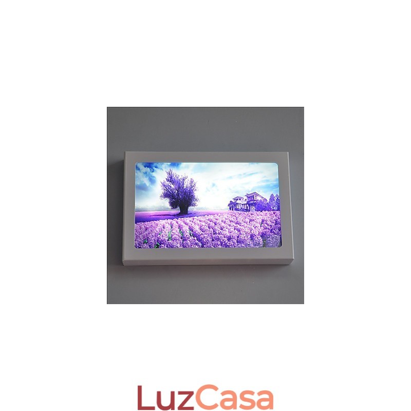 Pintura moderna contemporânea integrada, recurso de pintura contemporânea para arandelas de parede com luz ambiente