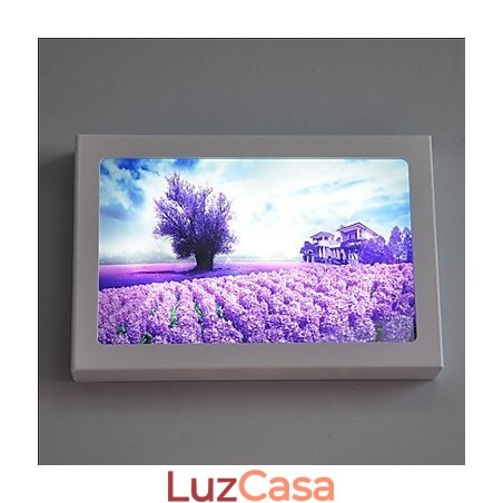Pintura moderna contemporânea integrada, recurso de pintura contemporânea para arandelas de parede com luz ambiente Pintura moderna contemporânea integrada, recurso de pintura contemporânea para arandelas de parede com luz ambiente
