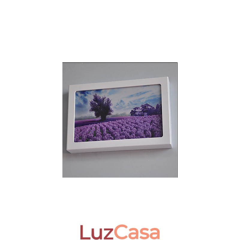 Pintura moderna contemporânea integrada, recurso de pintura contemporânea para arandelas de parede com luz ambiente