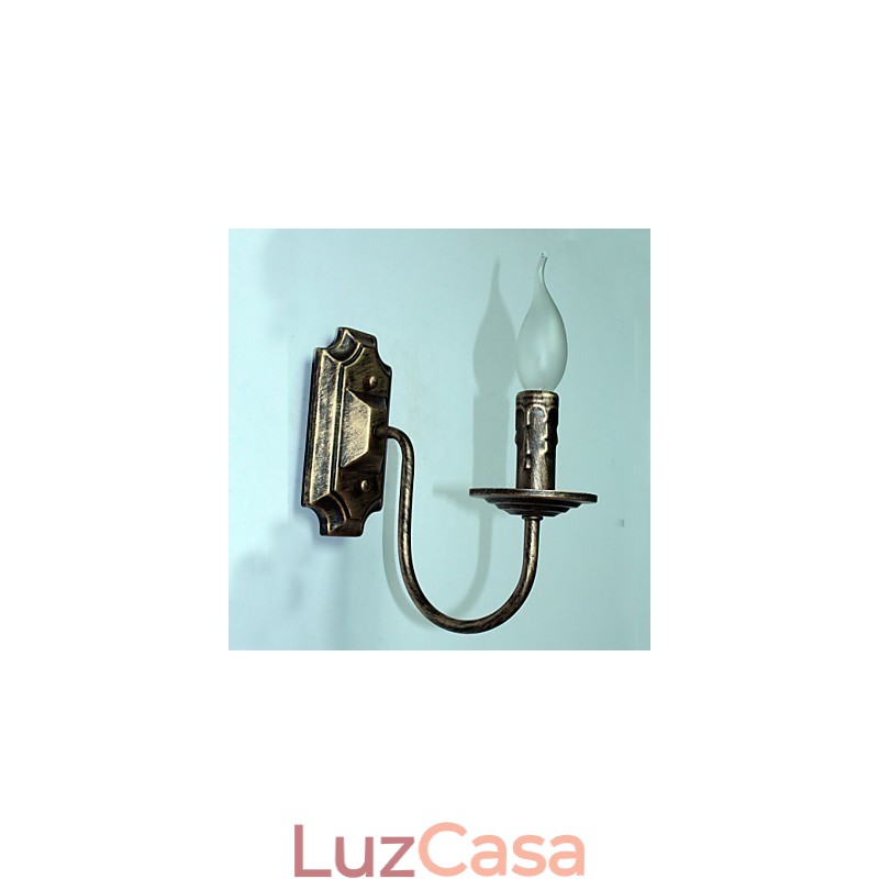 Luminária de parede antiga em forma de vela, luminária de varanda simples para corredor, luminária de parede