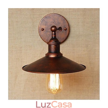 Recurso de galvanoplastia retrô country para proteção ocular estilo mini, luz ambiente de parede