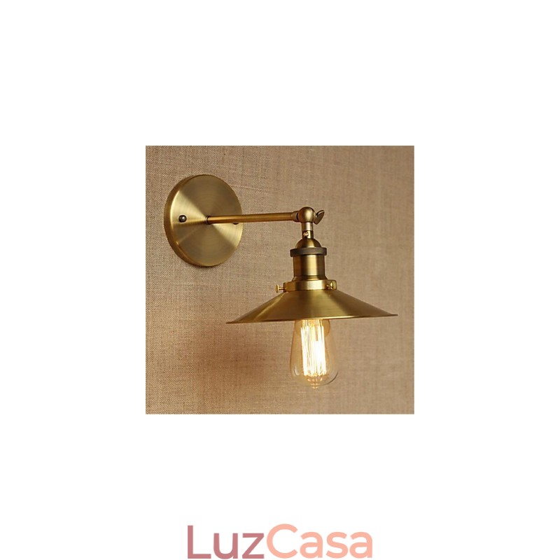 Recurso de galvanoplastia retrô country para proteção ocular estilo mini, luz ambiente de parede