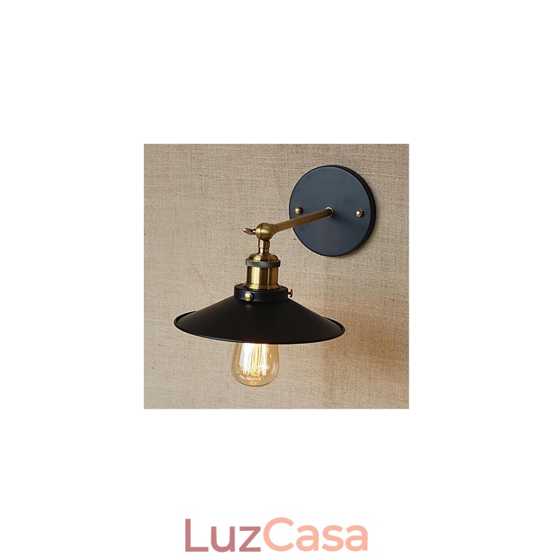 Recurso de galvanoplastia retrô country para proteção ocular estilo mini, luz ambiente de parede