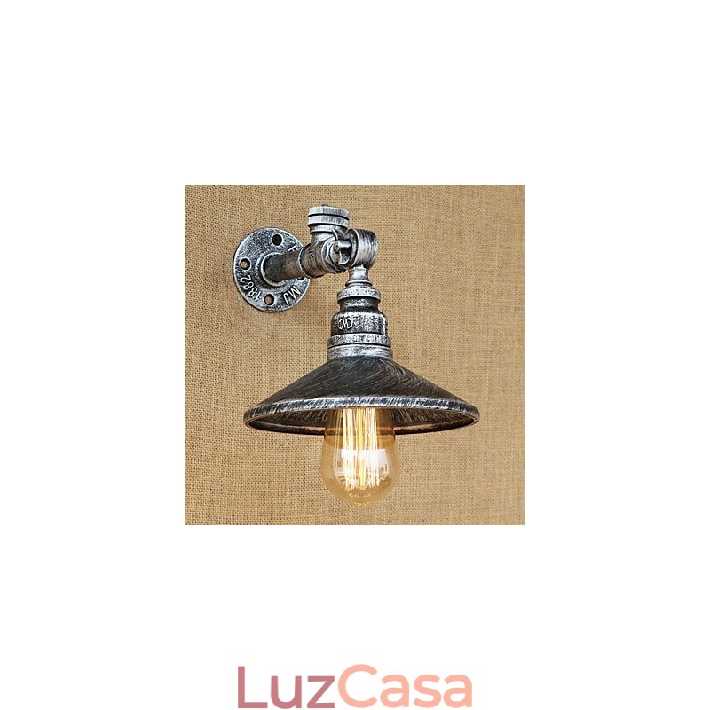 Pintura rústica estilo chalé country retrô para arandelas de parede com luz ambiente estilo mini
