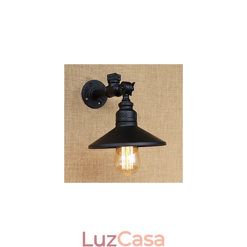Pintura rústica estilo chalé country retrô para arandelas de parede com luz ambiente estilo mini