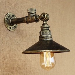 Pintura rústica estilo chalé country retrô para arandelas de parede com luz ambiente estilo mini
