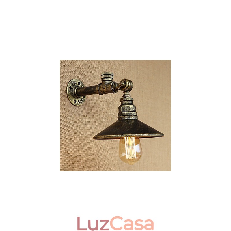 Pintura rústica estilo chalé country retrô para arandelas de parede com luz ambiente estilo mini