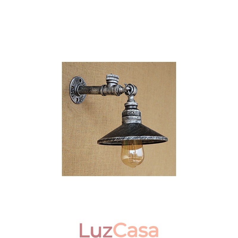 Pintura rústica estilo chalé country retrô para arandelas de parede com luz ambiente estilo mini