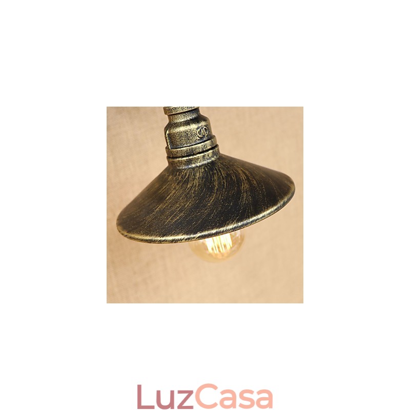 Pintura rústica estilo chalé country retrô para arandelas de parede com luz ambiente estilo mini