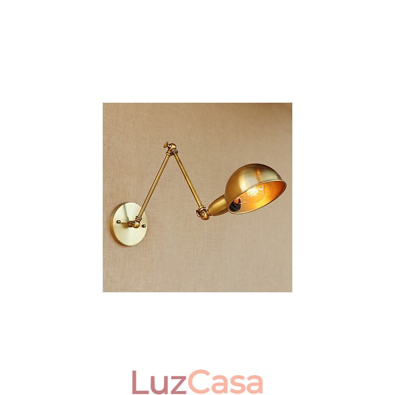 Recurso moderno contemporâneo retrô galvanizado para proteção ocular de braço oscilante, luz ambiente