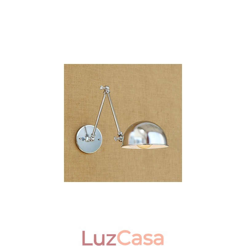 Recurso moderno contemporâneo retrô galvanizado para proteção ocular de braço oscilante, luz ambiente