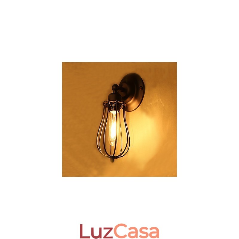 Pintura tradicional clássica rústica de chalé country para arandelas de parede com luz ambiente e braço oscilante