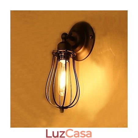 Pintura tradicional clássica rústica de chalé country para arandelas de parede com luz ambiente e braço oscilante