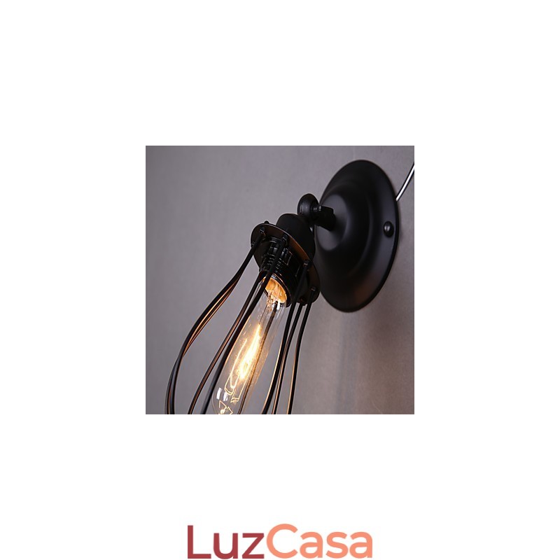 Pintura tradicional clássica rústica de chalé country para arandelas de parede com luz ambiente e braço oscilante