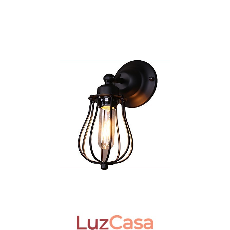 Pintura tradicional clássica rústica de chalé country para arandelas de parede com luz ambiente e braço oscilante