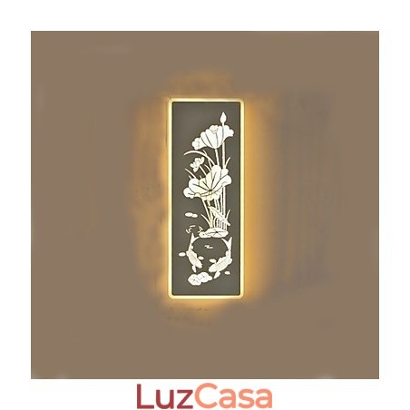 Pintura moderna contemporânea integrada, recurso de pintura contemporânea para arandelas de parede com luz ambiente Pintura moderna contemporânea integrada, recurso de pintura contemporânea para arandelas de parede com luz ambiente