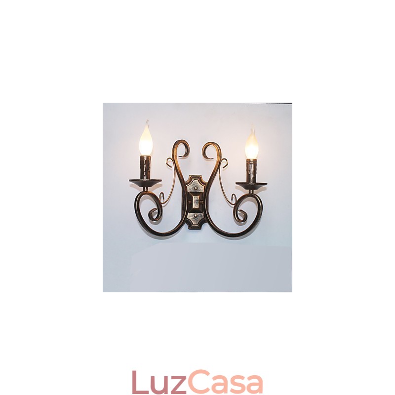 Novo sótão retrô estilo americano luminária de parede retrô lâmpada de quarto luminária de parede lâmpada de vela