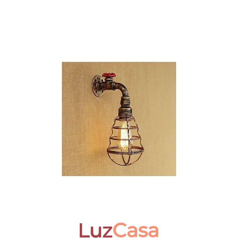 Recurso de pintura retrô country para arandelas de parede de luz ambiente estilo mini