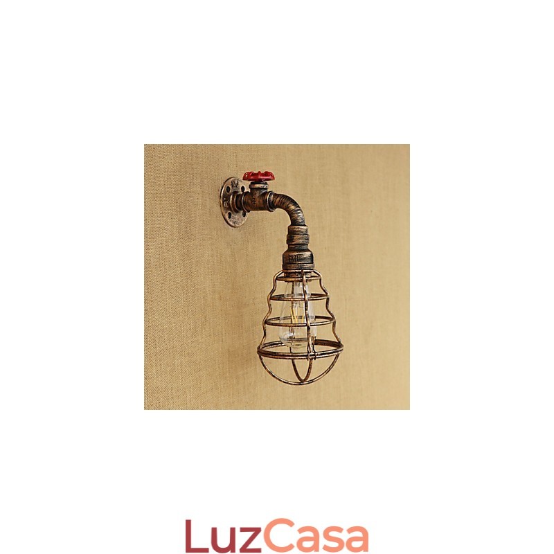 Recurso de pintura retrô country para arandelas de parede de luz ambiente estilo mini