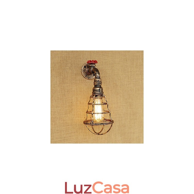 Recurso de pintura retrô country para arandelas de parede de luz ambiente estilo mini