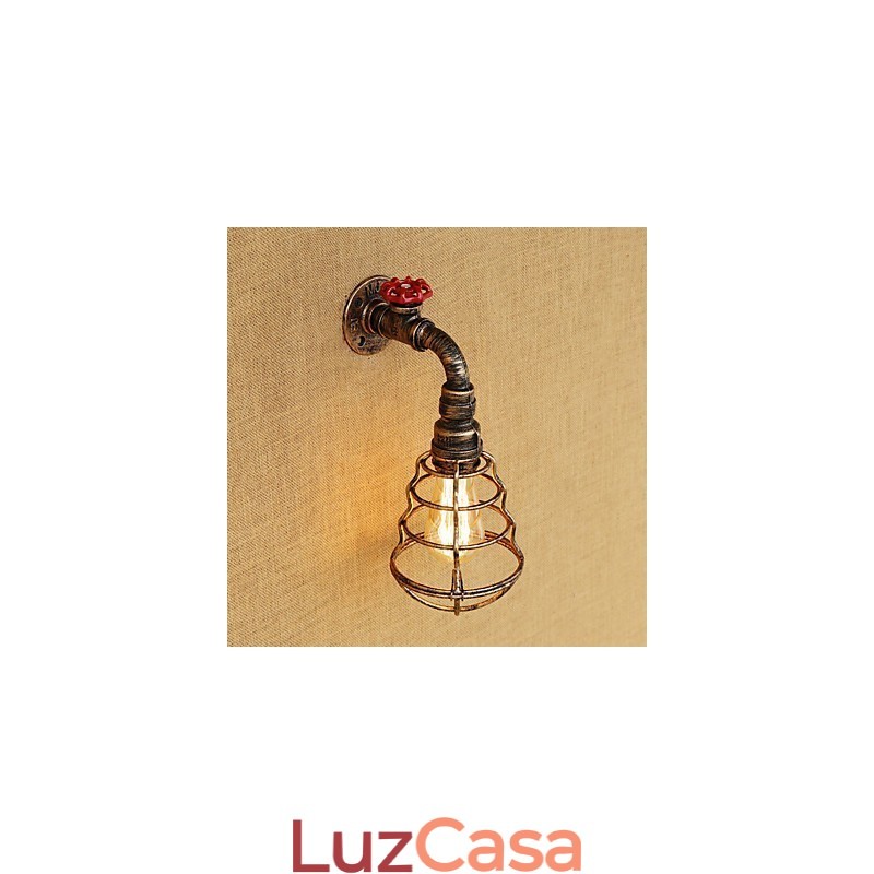 Recurso de pintura retrô country para arandelas de parede de luz ambiente estilo mini