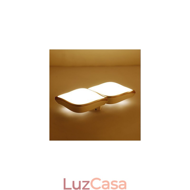 Pintura moderna contemporânea integrada, recurso de pintura contemporânea para arandelas de parede com luz ambiente, luminária de parede