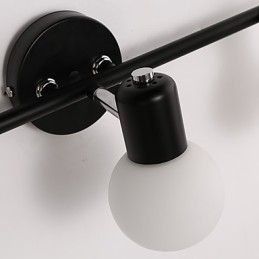 Luminária de parede galvanizada rústica Lodge para iluminação de banheiro Downlight