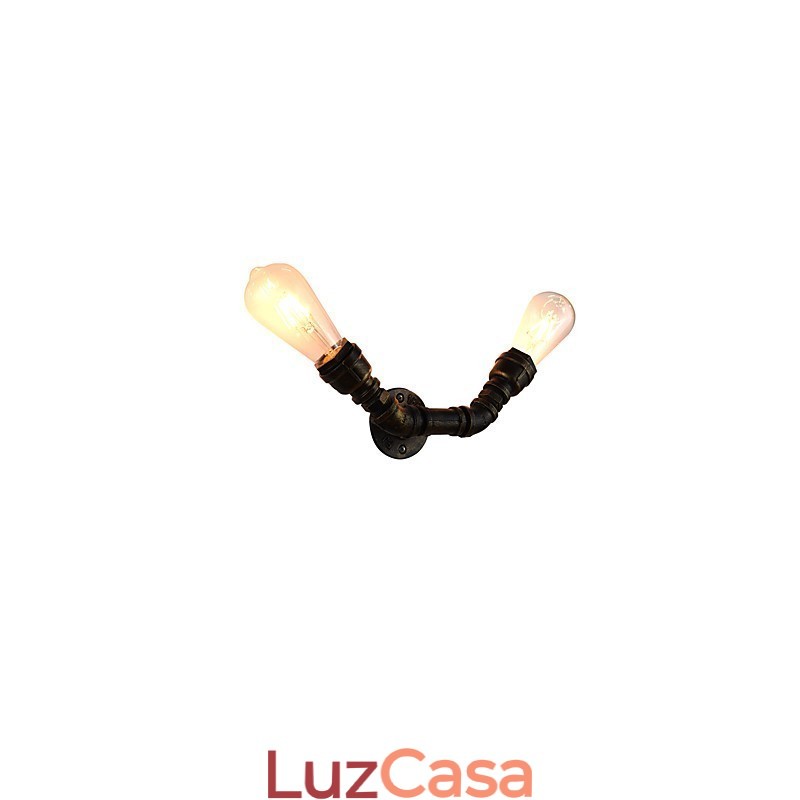 Arandelas de parede rústicas tradicionais clássicas de latão antigo para iluminação ambiente