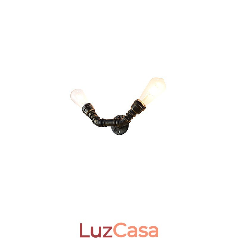 Arandelas de parede rústicas tradicionais clássicas de latão antigo para iluminação ambiente
