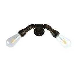 Arandelas de parede rústicas tradicionais clássicas de latão antigo para iluminação ambiente