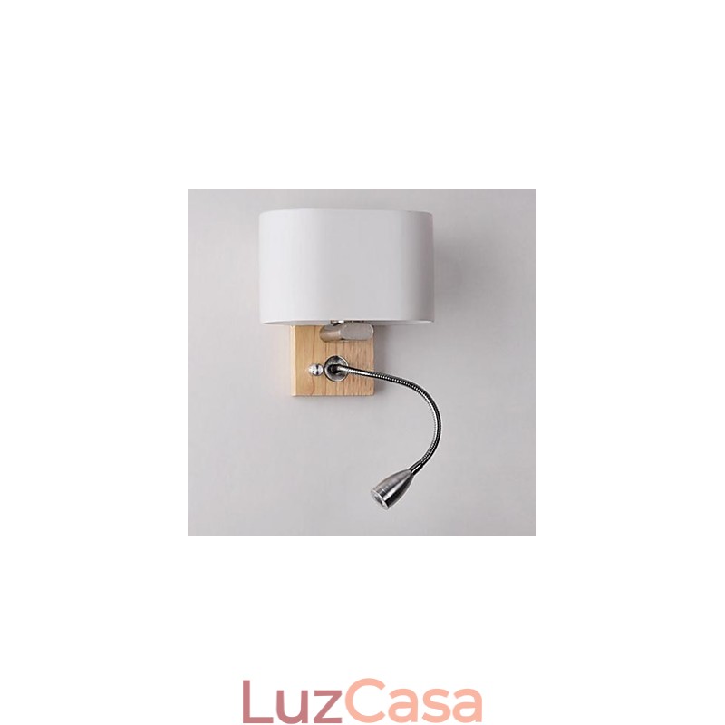 Outros modernos e contemporâneos apresentam arandelas de parede com luz ambiente
