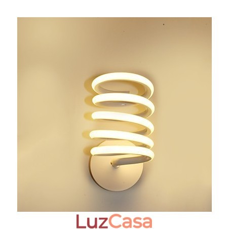 Luminária de parede de alumínio moderna e minimalista para quarto, corredor, lâmpada de cabeceira, lâmpada criativa Luminária de parede de alumínio moderna e minimalista para quarto, corredor, lâmpada de cabeceira, lâmpada criativa