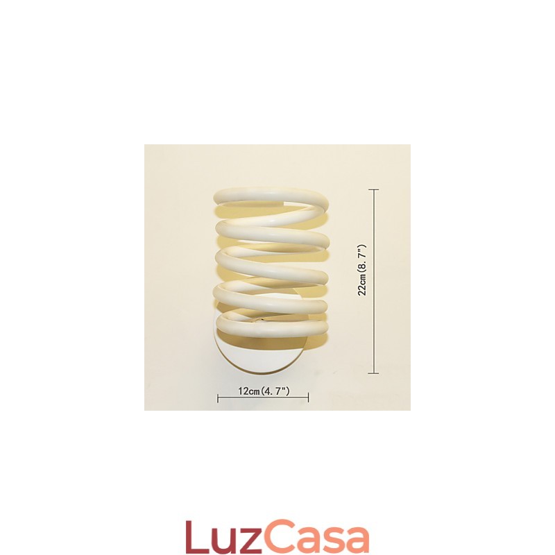 Luminária de parede de alumínio moderna e minimalista para quarto, corredor, lâmpada de cabeceira, lâmpada criativa
