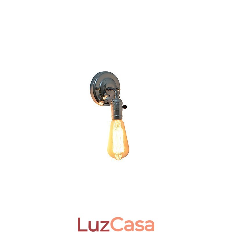 Luminária de parede Arandelas de parede Luminária de parede de ferro Lâmpada de parede sabre de luz preta muda na parede