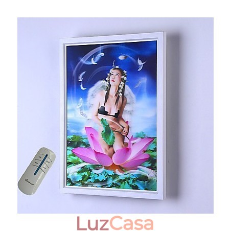 Pintura contemporânea moderna integrada, recurso de pintura contemporânea para arandelas de parede com luz ambiente Pintura contemporânea moderna integrada, recurso de pintura contemporânea para arandelas de parede com luz ambiente