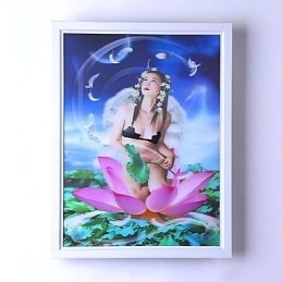 Pintura contemporânea moderna integrada, recurso de pintura contemporânea para arandelas de parede com luz ambiente