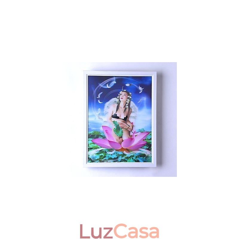 Pintura contemporânea moderna integrada, recurso de pintura contemporânea para arandelas de parede com luz ambiente