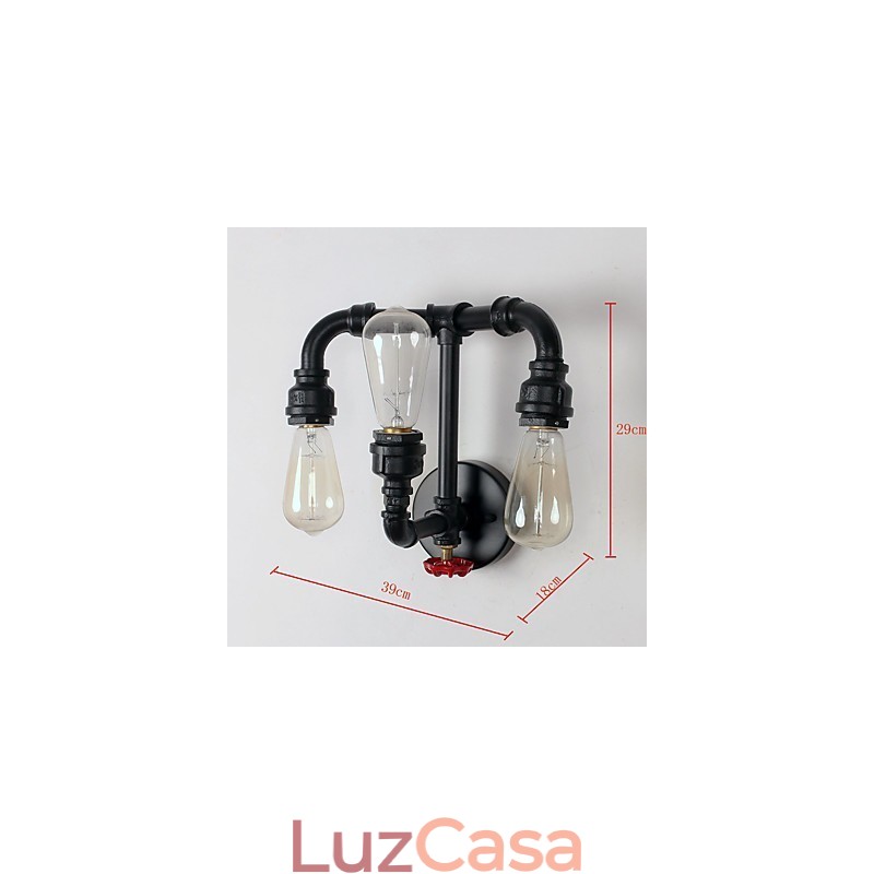 Pintura rústica moderna contemporânea country retrô para arandelas de parede estilo mini uplight